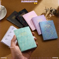 PLAYSMILEYVY Appointment Book, with Calendar Pocket 2026 Agenda Book, Mini A7 Diary Weekly Planner S