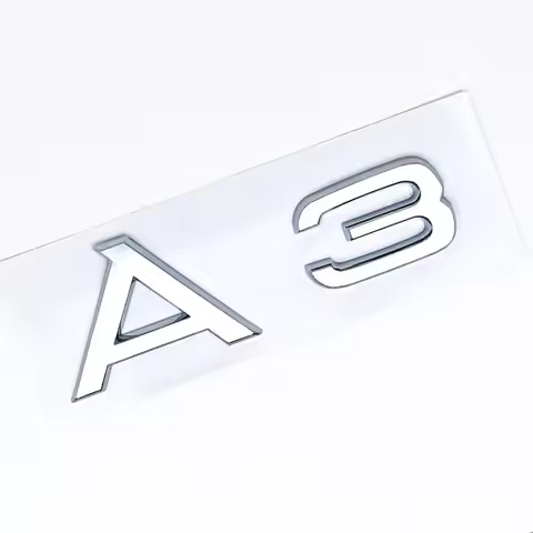 Car Trunk Sticker 3D ABS 2.0 2.5 3.0 4.0 5.0TDI 30 35 40 45 50 55 TFSI TDI For A1 A3 A4 A5 A6 A7 A8 