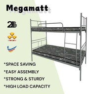 MEGAMATT 3V/2B Double Decker 3V Bunk Bed Kati Dua Tingkat 3V Katil Double Bed