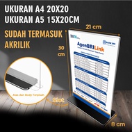 AKRILIK PENGUMUMAN BRILINK