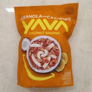 Yava granola with cashews coconut banana