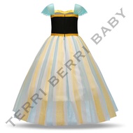 Costume Cosplay Dress Princess Anna Frozen Dress Anna Dress Frozen Dress