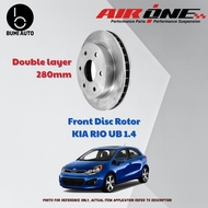 Kia Rio UB 1.4 Disc Rotor Front (Depan) *280mm* / Rear (Belakang) *262mm* Disc Rotor Racing Disc Bra