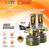 Lampu Kereta OMNI BEYOND V13 Series Car LED Headlight - H1 H3 H4 H7 H8/9/11 9005 9006 Bulb