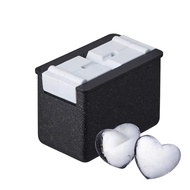 Doshisha Ice Maker Transparent Ice Heart Shape 2 Pieces DCI-20HT