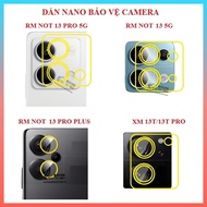XM 13T 13T Pro RM Not 13 Not 13 Pro Plus Not 10 5G K60 Ultra nano camera protection sticker transpar