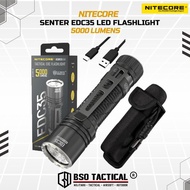 NITECORE EDC35 LED Tactical EDC Flashlight UHi 40 IP68 5000 Lumens Outdoor Flashlight
