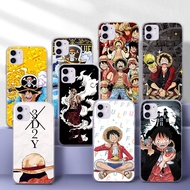 for Samsung A51 A52 A52S A6 Plus A7 TPU transparent soft Case T35 One Piece Anime Luffy