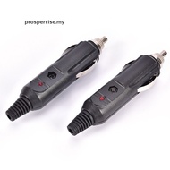 MALAYSIA..... [prosperrise] Convenient 2PCS 12V Universal Male Car   Socket Plug Connector 15A Fused
