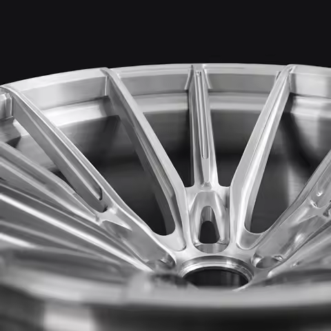 2026 CF4 Brushed Silver T6061 Forged Deep Dish Concave Alloy Wheel Rim 18 19 20 21 22 23 24 Inch 5X1