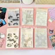 Plastic Packing Cake Snack Freebies Ribbon Star Flower Daisy Heart Cat Cute White Pink Yellow biru F