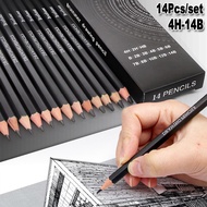Brutfuner Pencil 14B2H Professional Sketch Contains 14 Pcs