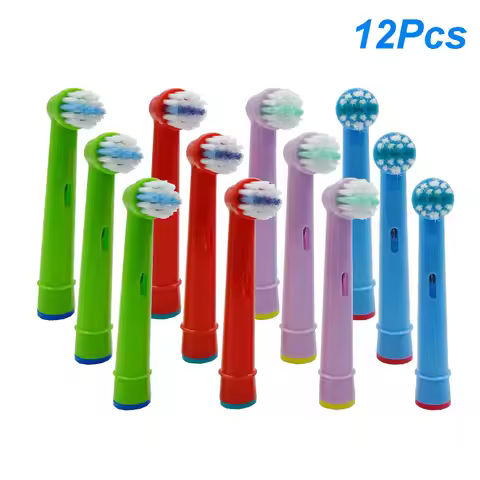 4/8/12pc Replacement Kids Children Tooth Brush Heads For Oral B EB-10A Pro-Health Stages Electric To