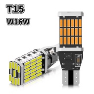 【Ready Stock】1Pcs LED T15 W16W Car Reverse Light Bulb Turn Signal Bulb 45SMD 6000K White Color