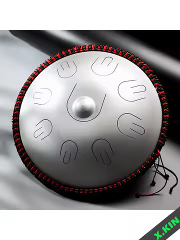 Professional Handpan Drum in D Minor Steel Tongue Drum Handpan Percussion Instrument