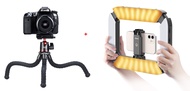 U200 Smartphone Video Rig with Light Bundle with ULANZI MT-11 Octopus Tripod
