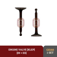 MESIN ENGINE VALVE GX160 GX200 VALVE IN EX ENGINE DRIVE GX160 GX200 5.5HP 6.5HP