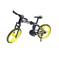 Dece Flor จักรยานนิ้วขนาดเล็กพับได้จักรยานนิ้วเล็ก Sepeda Gunung Downhill พับได้พร้อมล้อหมุนของเล่นเพื่อการศึกษาสำหรับเด็กชายและเด็กหญิงของขวัญที่ยอดเยี่ยมสำหรับเด็กวัยหัดเดิน