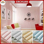 RD 【 Ready Stock 】 Wall Paper Dinding Bilik Tidur Pink Stripe Wallpaper Nordic Style Moonlight Fores