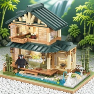 Mini Bear Brick ของเล่นการ์ตูนญี่ปุ่นที่มีแสงสีสันสดใส ของตกแต่งร้านขายของชำสไตล์ญี่ปุ่น ชุดโมเดลการ