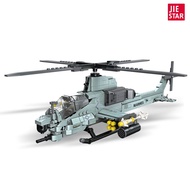 Educational toy model Assembling Helicopter AH-1Z Jie Star 61028 Helicopter Viper 597pcs