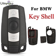 UTOPIAS Car Key Shell   Blade 3 Buttons Flip Automotive Key for For BMW E90 E91 E92 E60