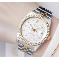 TUDOOOR Female Watch Princess Series Diamond Mechanical Watch Ladies 72033