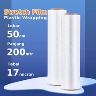 Plastic Wrapping/Stretch Film 50cm *200mtr Clear Plastic Wrapping Wrap/Wrapping/Stretch Film/Suitcase Reping