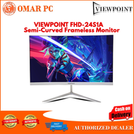 VIEWPOINT FHD-24S1A Semi-Curved 75Hz (WHITE/BLACK)