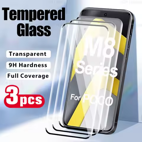 For Little Poco M8 M 8 Pro 5G Screen Protective Glass 3Pcs On Xiaomi PocoM8 Pro PocoM8Pro M 8Pro Tem