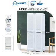AKAKO ASLI - LEMARI PAKAIAN PLASTIK JUMBO FULL GANTUNG - KODE : LP2P EXCLUSIVE