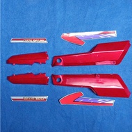 Win100 car fairing, red honda win100 side cover, 96 year old, rain stamp