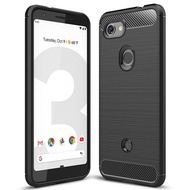 Casing Google Pixel 3a - Soft Case Google Pixel 3a - Armor Carbon TPU Case Google Pixel 3a