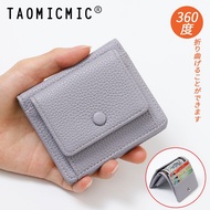 Taomicmic New Style Mini Wallet Ladies PU Foldable Card Holder Coin Purse