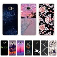 A31-The Setting Sun theme soft CPU Silicone Printing Anti-fall Back CoverIphone For Samsung Galaxy c5/c5 pro/c7/c7 pro/c9 pro