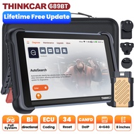 THINKCAR THINKSCAN 689BT Professional Car Diagnostic Tool CANFD DOIP Bi-directional ECU Coding 34 Re