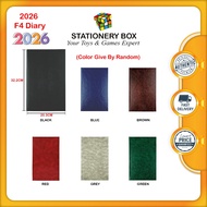 2026 F4 Diary - 1 Day 1 Page Hard Cover Large Size Foolscap Folio Diary Notebook [READY STOCK]