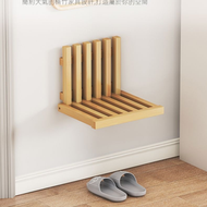RaySure - 折疊超薄換鞋壁掛式穿鞋家用隱形極窄掛牆凳子玄關折疊椅