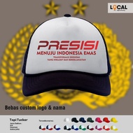 Custom Trucker Hats for the 78th Anniversary of the Indonesian National Police (POLRI) Precision - L