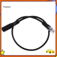 [Fx] 30cm 35mm Smartphone Headset to RJ9 Plug Converter Adapter Cable for Telephone