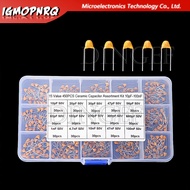 450PCS Monolithic Ceramic Capacitor Kits 10pF - 100NF 50V 10PF 30PF 47PF 56PF 68PF 100PF 200PF 300PF