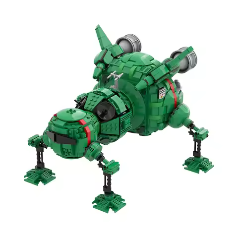 MOC Red Dwarf Starbug 1 Building Blocks Model High-Tech Alien Biological Spacecraft Bricks Assembly 