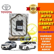 100% ORIGINAL Toyota Auto Filter Gasket set Harrier 2.0 2013 ZSU60 Alphard 2.5 2016 AGH30 35330-58000 Transmission ATF