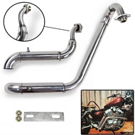 XV 125 250 Motorcycle Exhaust Pipe Mufflers Full Exhaust System Drag Pipes Silencer For Yamaha Virag
