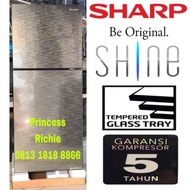 Kulkas Sharp SJ 246XG Shine glass door