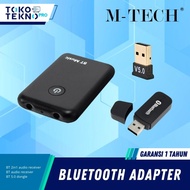 M-Tech Bluetooth Receiver Adapter Dongle Audio Transmitter 2in1