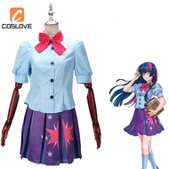 Anime My Little Pony Twilight Sparkle Cosplay Full Set Costume Suit for Girl School Uniform Hallowee