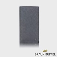 【BRAUN BUFFEL 德國小金牛】 台灣總代理 戰神-A 17卡長夾-藍色/BF518-631-NY