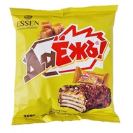 Chocolate Fudge Wafer Biscuit with Caramel Ice Cream Sandwich Resilient Snack Bar Akgunte Russian Pr