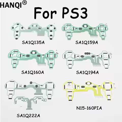 1/5PCS Replacement Conductive Membrane Flex Cable For PS3 Controller SA1Q135A SA1Q159A SA1Q160A SA1Q